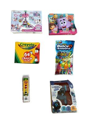 Zuru Toy Mini Brands Lot  Shimmer & Shine Crayola Dora Balloons Chippies Robot